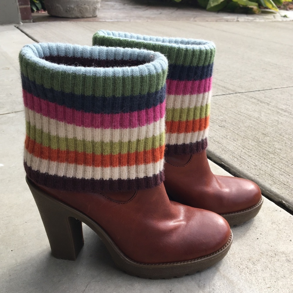 Coach Sweater Boots